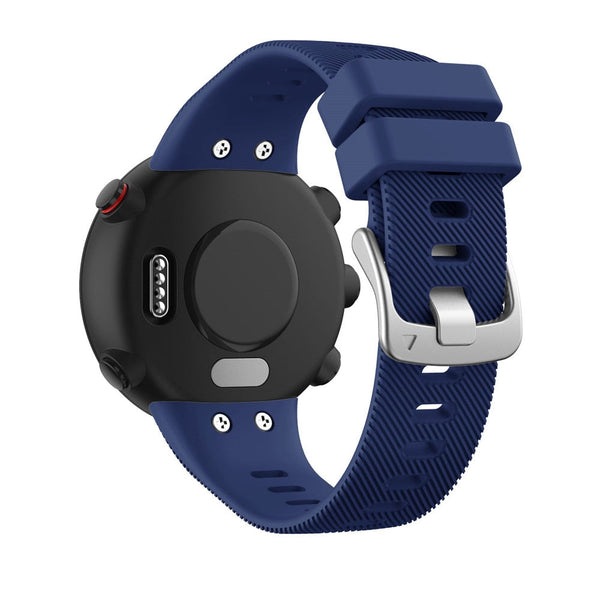 For Garmin Forerunner 45/45 Plus, Forerunner 45S & Swim 2 | Midnight Blue Silicone Strap