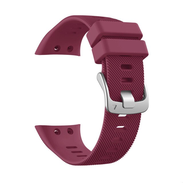 For Garmin Forerunner 45/45 Plus, Forerunner 45S & Swim 2 | Red Wine Silicone Strap