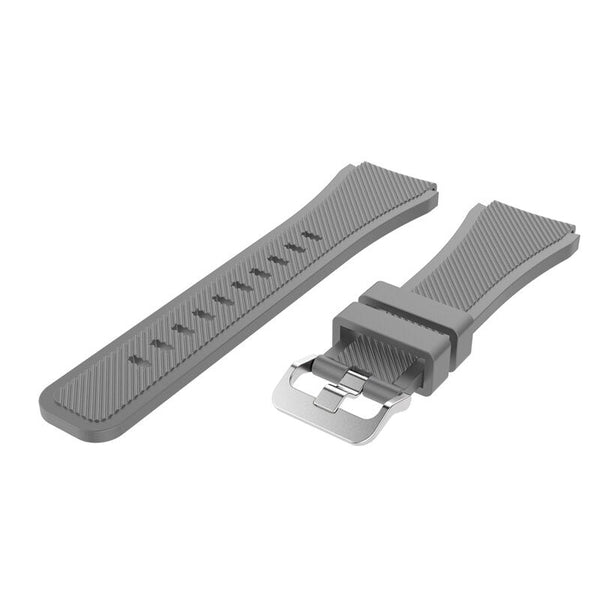 For Garmin Vivoactive 4, Venu 2/3 & Forerunner 255/255M/265 | Grained Silicone Strap | Grey