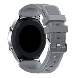 For Garmin Vivoactive 4, Venu 2/3 & Forerunner 255/255M/265 | Grained Silicone Strap | Grey