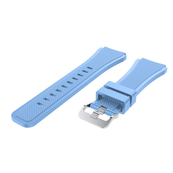 For Garmin Vivoactive 4, Venu 2/3 & Forerunner 255/255M/265 | Grained Silicone Strap | Light Blue