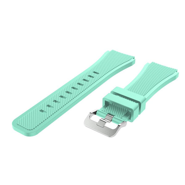 For Garmin Vivoactive 4, Venu 2/3 & Forerunner 255/255M/265 | Grained Silicone Strap | Mint Green