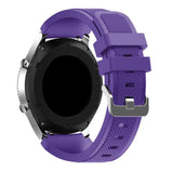 For Garmin Vivoactive 4, Venu 2/3 & Forerunner 255/255M/265 | Grained Silicone Strap | Purple