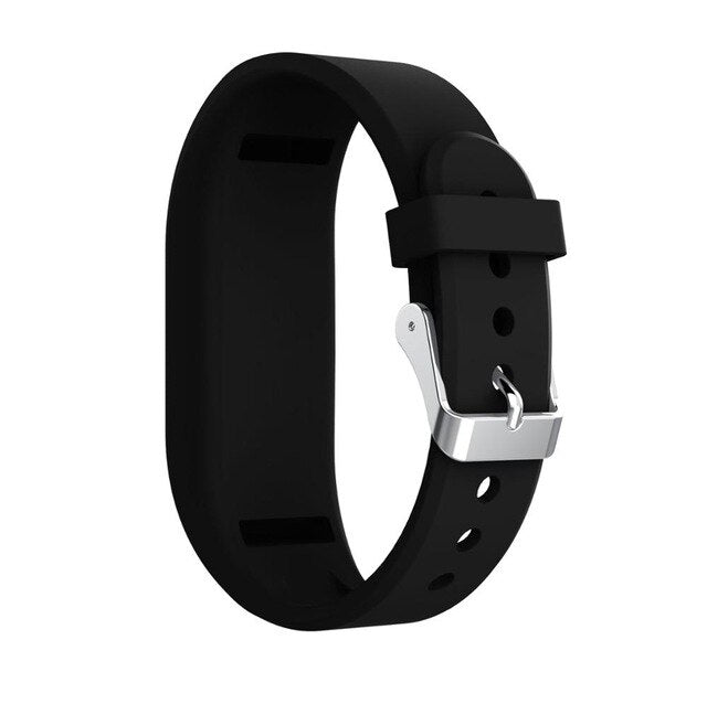 For Garmin Vivofit 3 | Plain Silicone Strap | Black