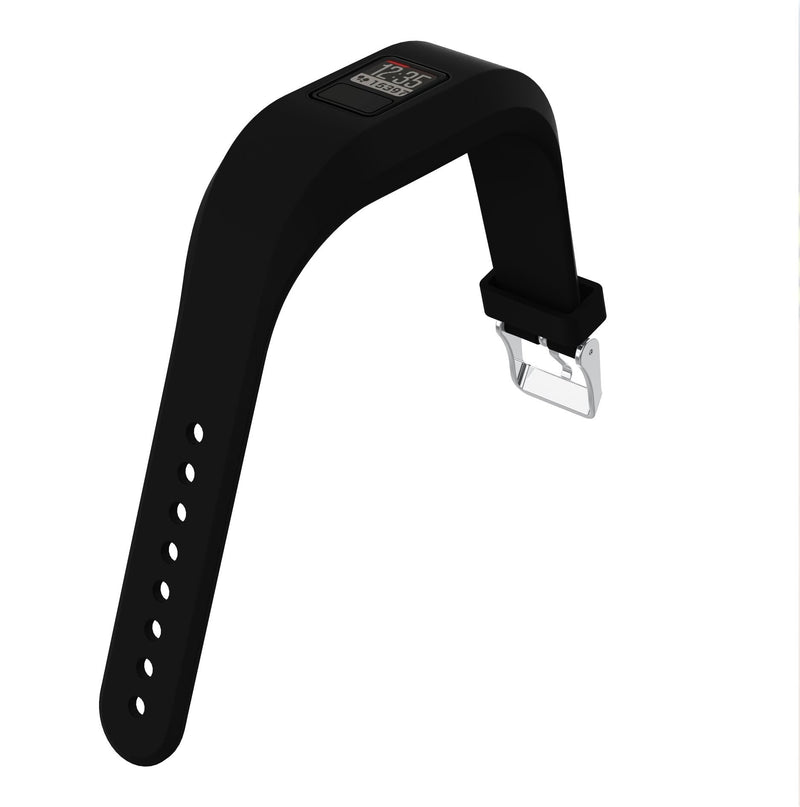 For Garmin Vivofit 3 | Plain Silicone Strap | Black
