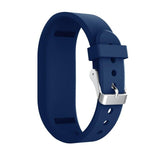 For Garmin Vivofit 3 | Plain Silicone Strap | Deep Blue