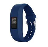 For Garmin Vivofit 3 | Plain Silicone Strap | Deep Blue