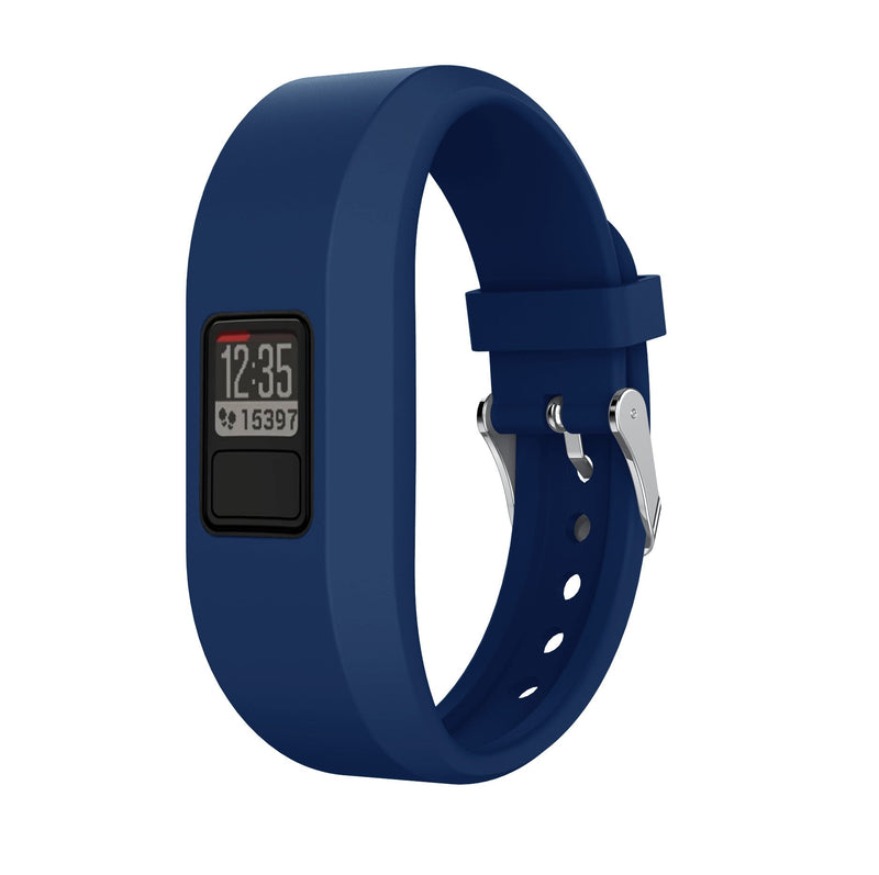 For Garmin Vivofit 3 | Plain Silicone Strap | Deep Blue