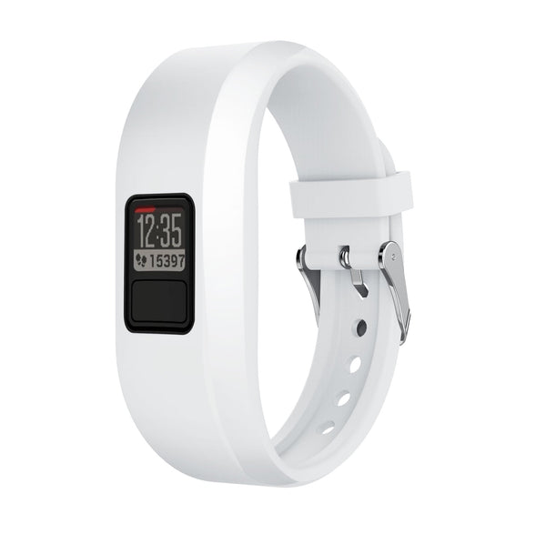 For Garmin Vivofit 3 | Plain Silicone Strap | White