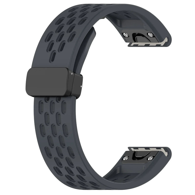 20mm Small Garmin Watch Strap | Folding Clasp Silicone Sports | 10 Colours Available