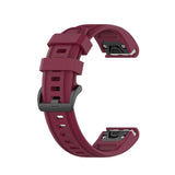 20mm Small Garmin Watch Strap | Semi-Grained Silicone (Black Clasp) | 13 Colours Available