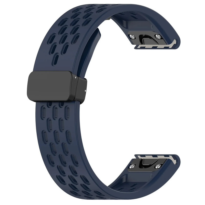 20mm Small Garmin Watch Strap | Folding Clasp Silicone Sports | 10 Colours Available