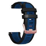 20mm RapidRelease® Garmin Watch Strap | Two Tone Silicone (Rose Gold Clasp) | 8 Colours Available