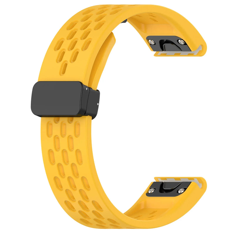 20mm Small Garmin Watch Strap | Folding Clasp Silicone Sports | 10 Colours Available